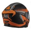 Kask Motocyklowy NZI Combi 3 Duo Daily Black Orange Antracite Matt